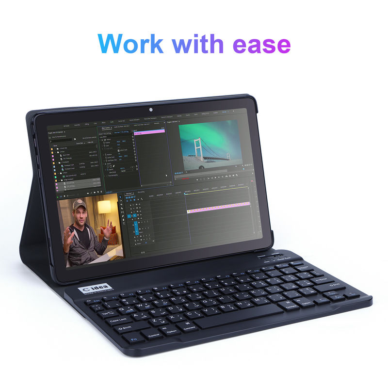 C idea Tablet Android de 10,1 pulgadas con doble cámara 8 GB de RAM 512 GB WIFI Tablet 5G con teclado y ratón Soporte SIM para la escuela