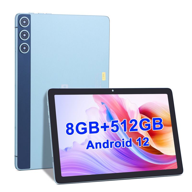 C idea 10.1 pulgadas Smart Tablet 10000mAh Batería 8GB + 512GB con teclado Bluetooth y soporte de SIM para educación y aprendizaje