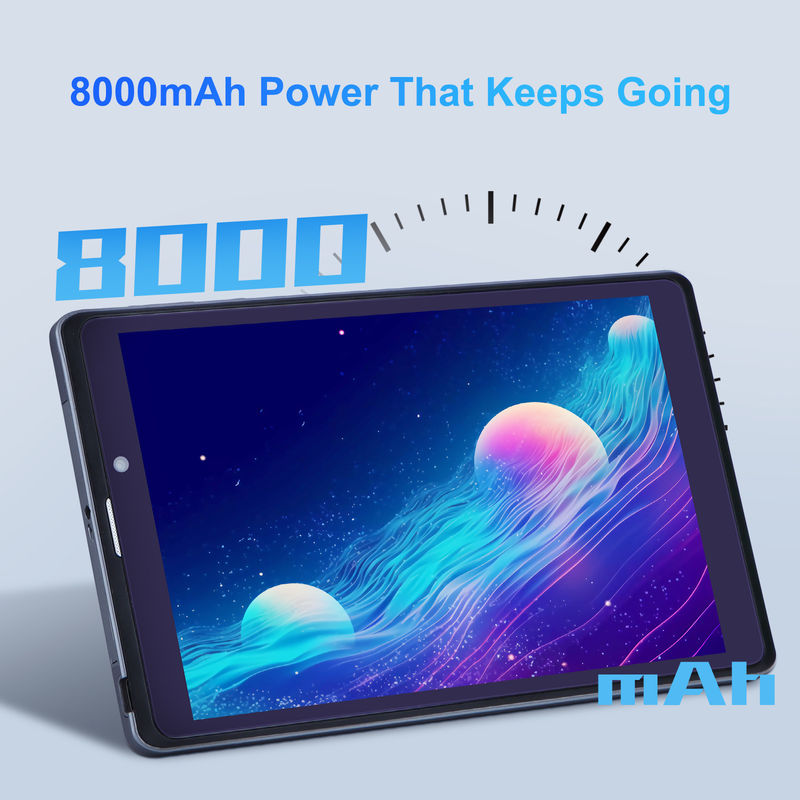 C idea Android Tablet PC con doble cámara 8 pulgadas 1280x800 IPS HD Display Android 12 tabletas para estudiantes CM818-gris