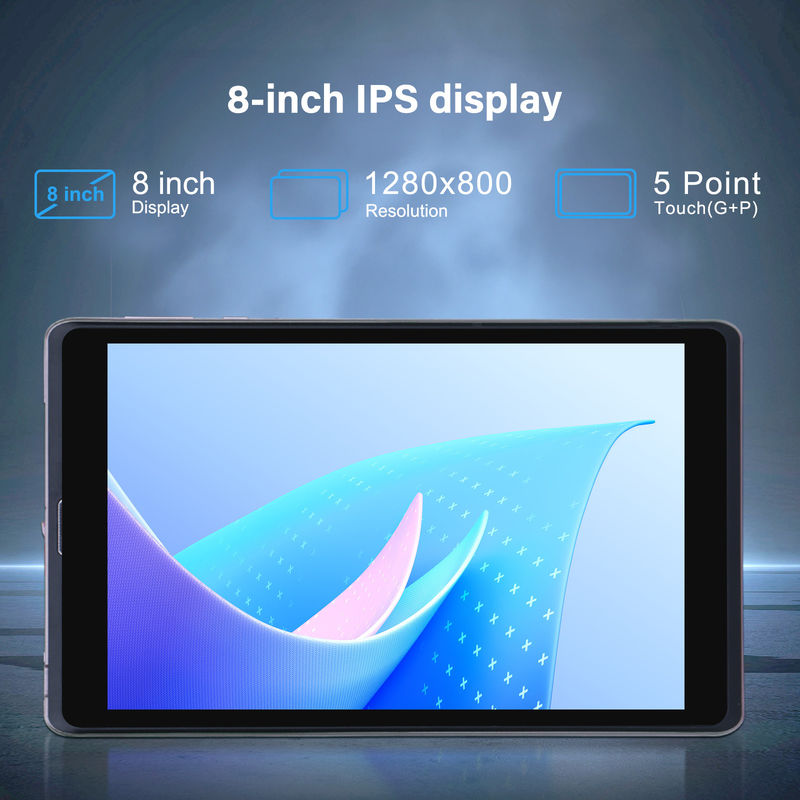 C idea 8 pulgadas Android 12 Tablet 8000mAh Batería 5+8MP Cámara 8GB RAM 512GB ROM para la educación Aprendizaje CM818-rosa