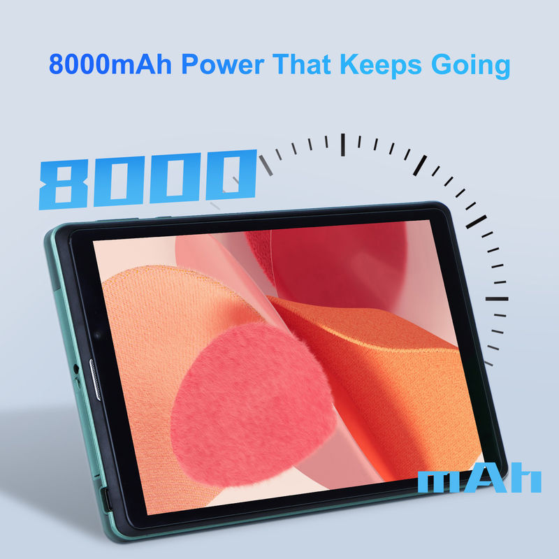 C idea Tablet Android portátil de 8 pulgadas con Android 12 Cuad Core CPU 8 GB de RAM 512 GB de almacenamiento IPS Pantalla HD CM818-verde