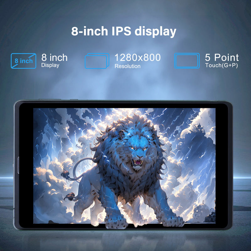 C idea Android Tablet PC con doble cámara 8 pulgadas 1280x800 IPS HD Display Android 12 Tablets para adolescentes CM818-Grey