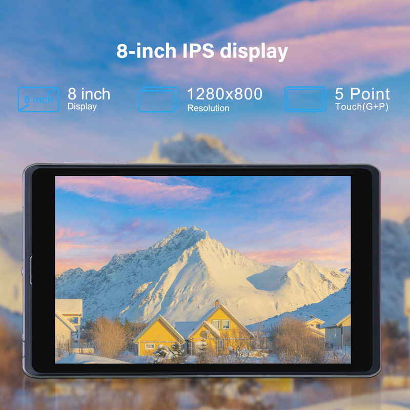 C idea 8 pulgadas Android 12 Tablet 8000mAh Batería 5+8MP Cámara 8GB RAM 512GB ROM para la educación Aprendizaje CM818-rosa