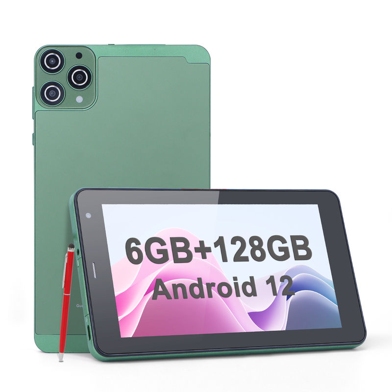 C Idea Tabletas Android de 7 pulgadas 6+128 GB Tabletas de pantalla táctil de cuatro núcleos para Studenet CM515 ((verde)