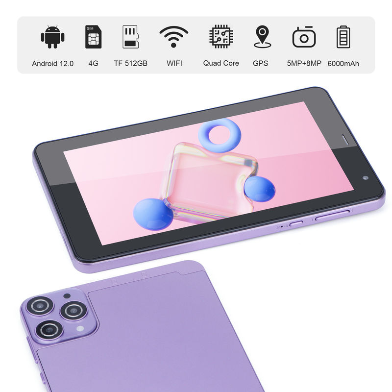 C Idea Tablet Android de 7 pulgadas 512 GB Cuad Core Smart Tablet Pc para estudiantes Cm515