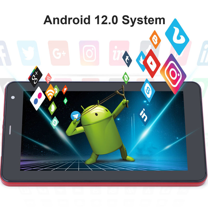 C Idea WiFi 5G Tablet 7 pulgadas Tablets 6+128GB Cuad Core pantalla táctil para la educación CM515 ((rojo)
