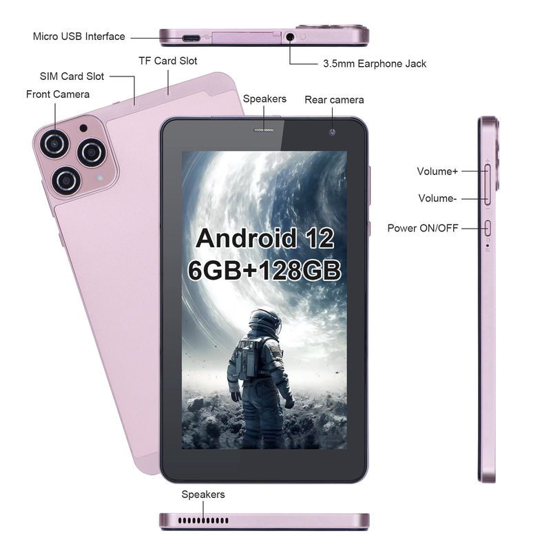 C Idea Portable 7 Android Smart Tablets WiFi Tablet HD Pantalla táctil para jóvenes CM515