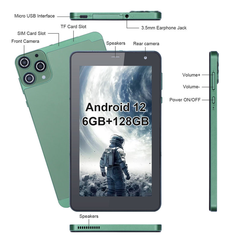 C Idea WiFi Tablet 7 pulgadas Android Smart Tablets 512GB HD Pantalla táctil para el estudio CM515