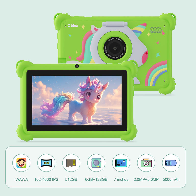 C Idea 7 pulgadas WIFI Kidspad Sistema Android 6+128GB Tablet para niños con caja de prueba CM88