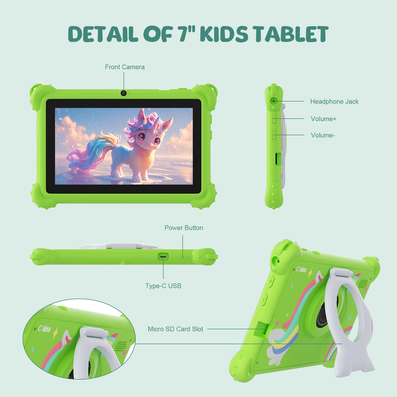 C Idea 7 pulgadas WIFI Kidspad Sistema Android 6+128GB Tablet para niños con caja de prueba CM88