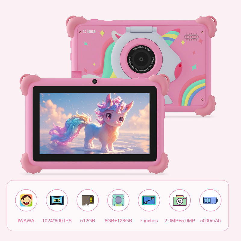 C Idea Tablet Educativo Para Niños 7 pulgadas de pantalla táctil con carcasa protectora CM88