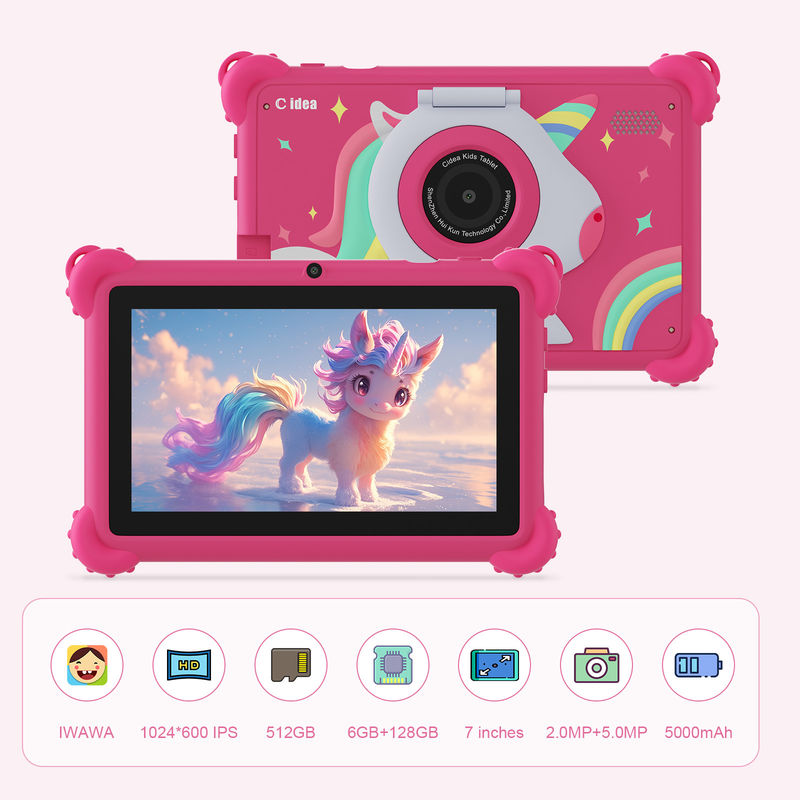 C Idea 7 pulgadas Android Smart Tablet PC para niños con Expand 512GB niños APP CM88