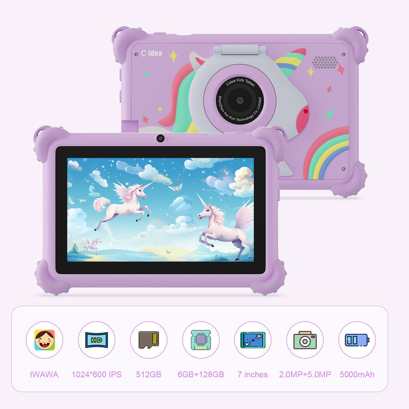 C idea 2024 Tablet de aprendizaje para niños Divertido y con rendimiento con Android 12 Tablet Kidspad CM88