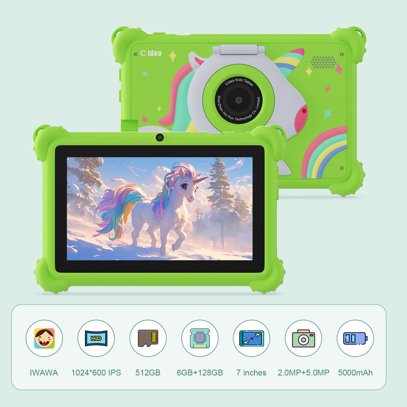C idea 2024 Kids Learning Tablet Android 12 Aplicaciones precargadas y diseño duradero CM88