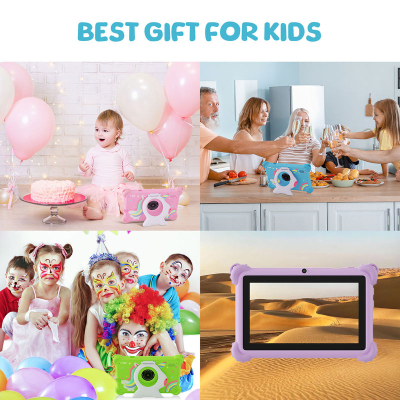 C idea 2024 Niños Aprendizaje Tablet pantalla brillante Cuerpo protector y Android 12 rendimiento CM88