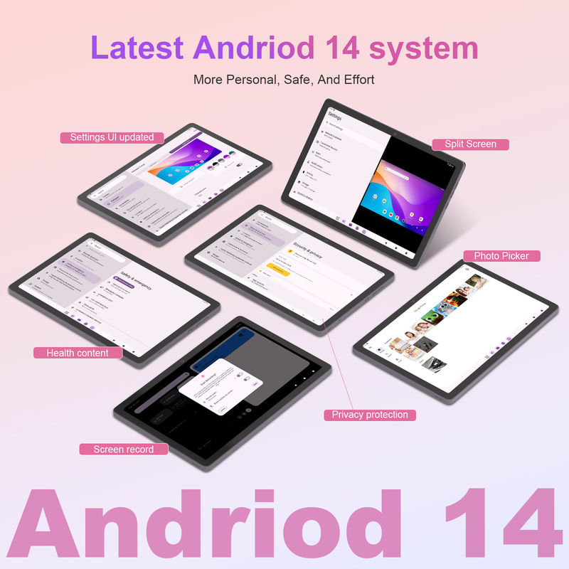 C Idea Android 14 FHD Tablet de pantalla 8+128GB Tablet de 11 pulgadas PC para adultos y adolescentes P1300