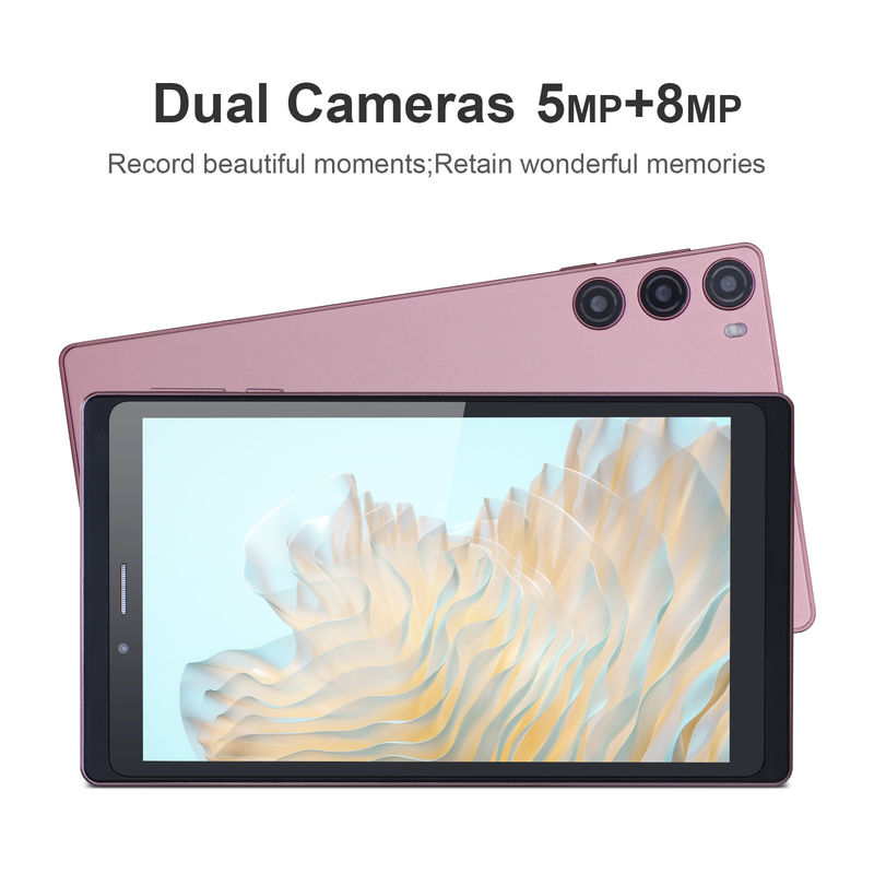 C Idea Android 12 Tablet 6GB RAM 128GB ROM con SIM 7 pulgadas Tablet PC para estudiantes CM525 rosa