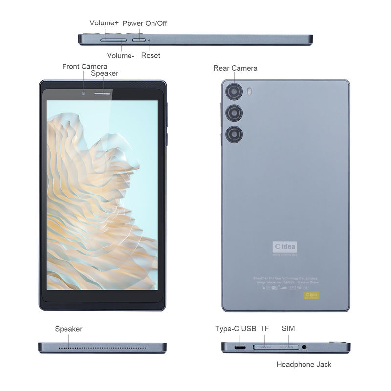 C Idea Android 12 Tablet Tablet de educación de 7 pulgadas para estudiantes con lápiz CM525