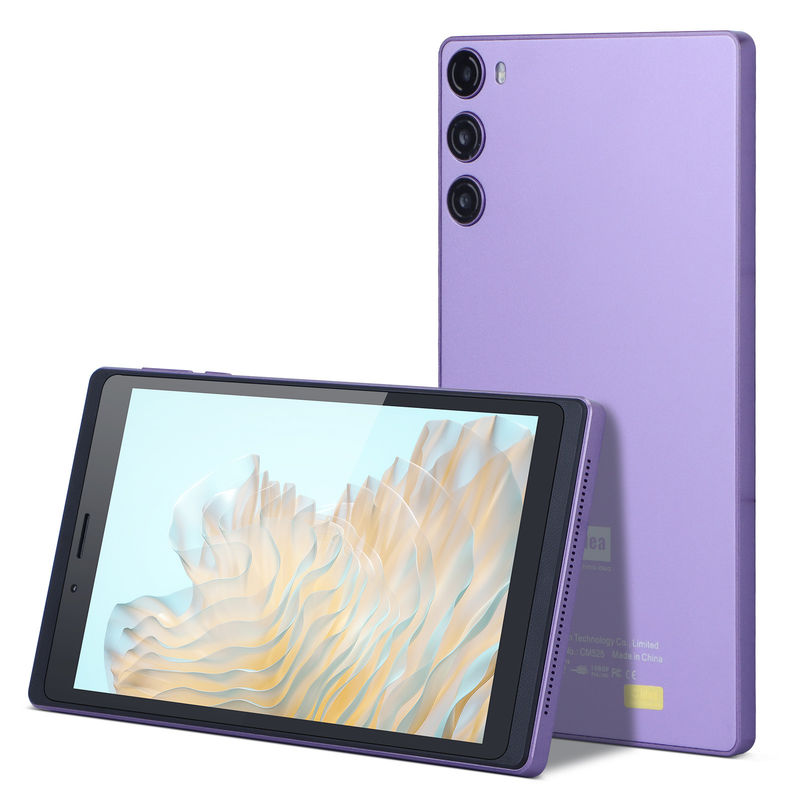 C Idea Tablet portátil de 7 pulgadas con SIM 6GB 128GB Educación para la escuela CM525 ((Purple)