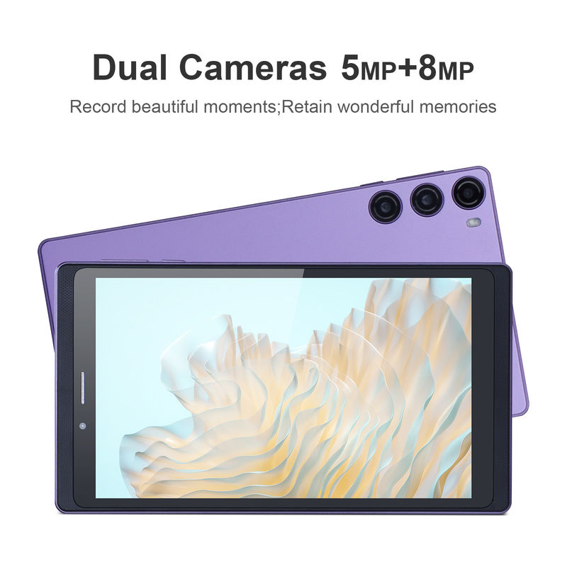 C Idea Tablet portátil de 7 pulgadas con SIM 6GB 128GB Educación para la escuela CM525 ((Purple)