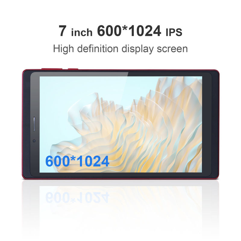 C Idea Tablet de 7 pulgadas 512 GB con SIM Android Tablet PC para estudiantes de aprendizaje CM525 Rojo