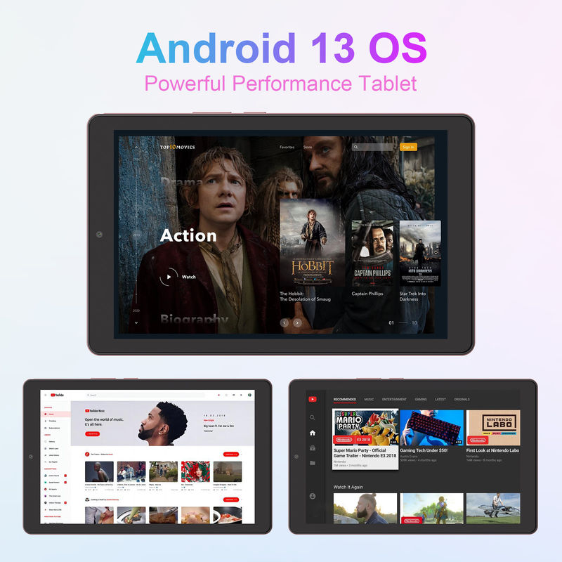 C idea Android Tablet 800x1280 IPS Pantalla SIM Soporte 9 pulgadas Tablet PC con caja CM935 rosa