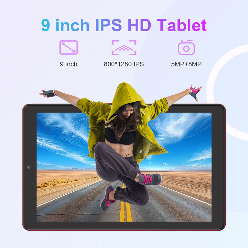 C Idea 9 pulgadas Cuad Core Tablet 800x1280 IPS Pantalla Tablet Android con pluma CM935 Rojo