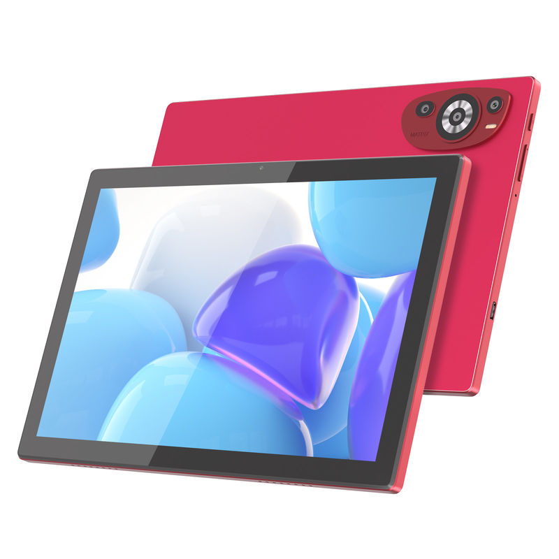 C Idea 10.1 pulgadas Android 14 Smart Tablet Pc con soporte de Sim Para adolescentes CM8200Plus rojo