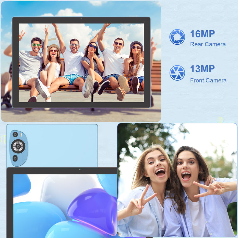C Idea Android 14 pantalla táctil 10.1 pulgadas tabletas con teclado y bolígrafo CM8200plus azul