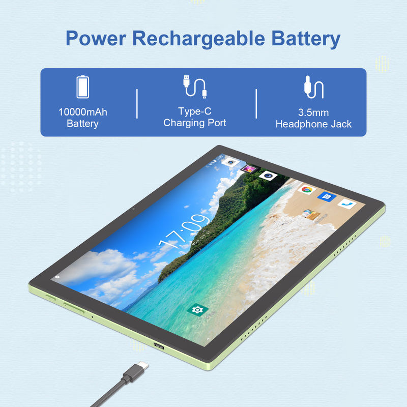 C Idea 5g Android 14 almacenamiento expandible 512GB Tabletas de pantalla táctil con teclado CM8200plus Verde