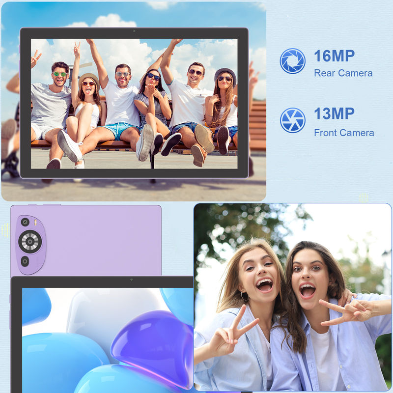 C Idea Android 14 Tab 512GB Tablet Educativo para Estudiantes con teclado Cm8200plus púrpura