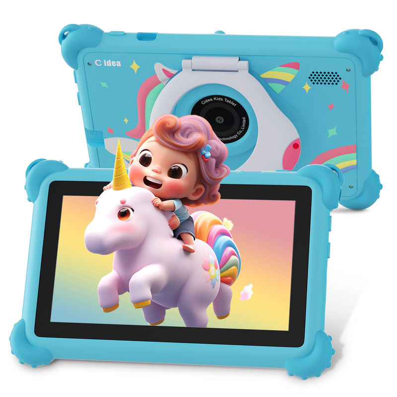 Las tabletas más recientes C Idea 4+32GB Android 13 Tablet Kidspad con APP Educativo CM91 azul