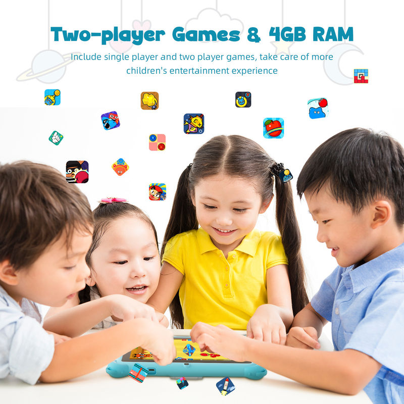 Las tabletas más recientes C Idea 4+32GB Android 13 Tablet Kidspad con APP Educativo CM91 azul