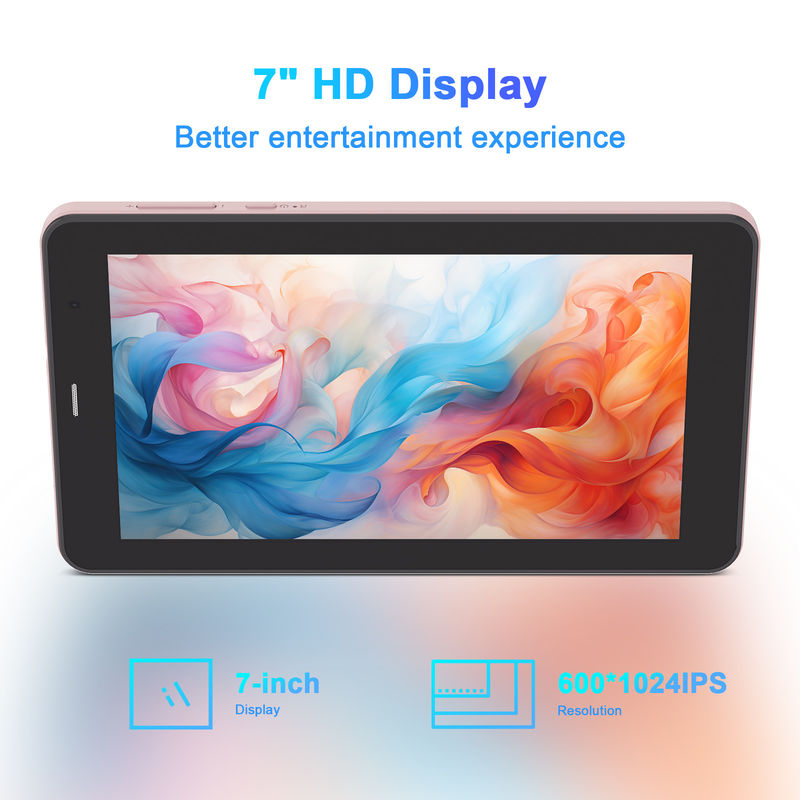 C Idea 7 pulgadas Android Tab, 8+512GB, Cuad Core, Tablet Educativo Perfecto para Estudiantes CM518pro Rosa