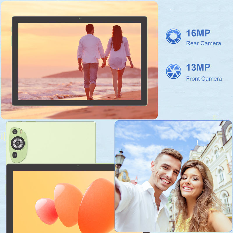 C Idea WIFI Android 14 TF Almacenamiento 512 GB Tabletas de pantalla táctil con teclado y ratón CM8200plus Verde