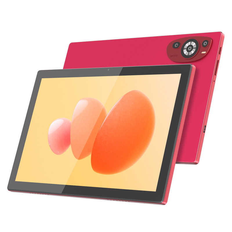C Idea 10.1 pulgadas Android 14 Smart Tablet Pc con soporte de doble SIM CM8200Plus rojo