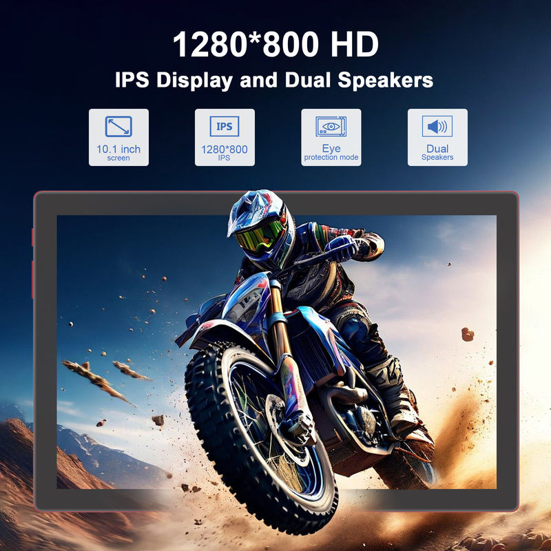 C Idea 10.1 pulgadas Android 14 Smart Tablet Pc con soporte de doble SIM CM8200Plus rojo