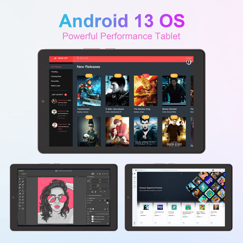 C idea Android Tablet IPS pantalla con soporte SIM 9 pulgadas Tablet PC para adolescentes CM935 rosa