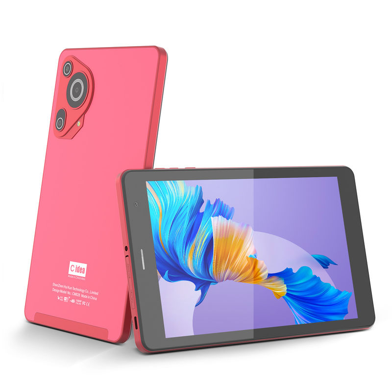 C Idea 5G Android Tablet 8 pulgadas Tablet para estudiantes con SIM y Wifi Cm828 Rojo