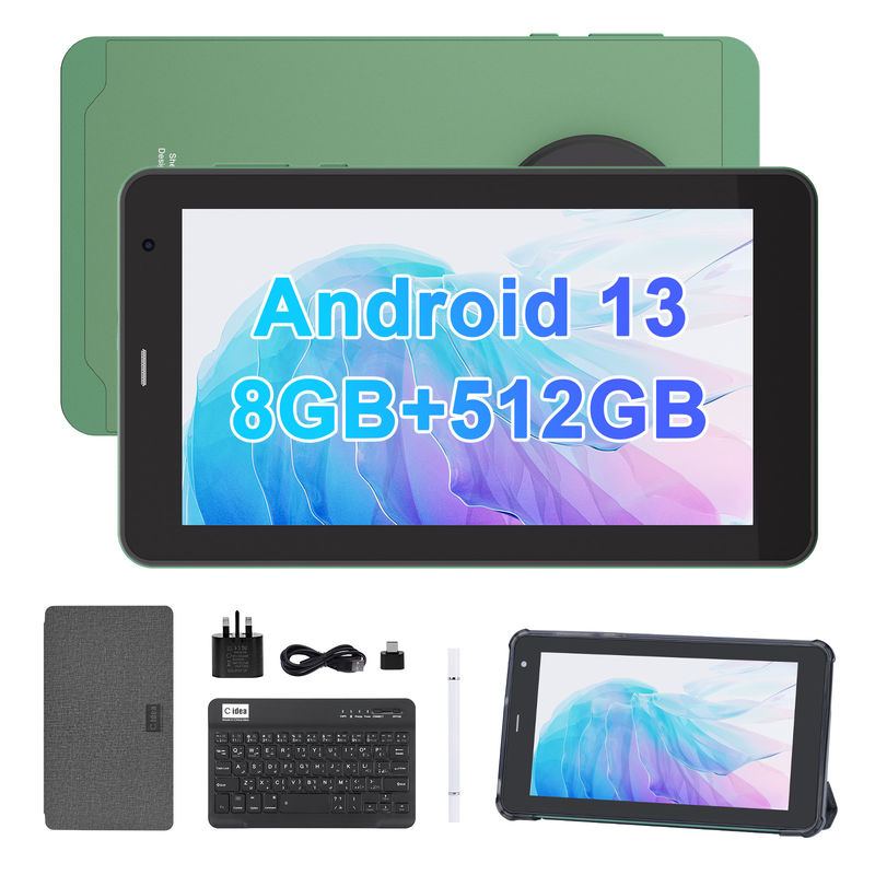 C Idea Tabletas de 7 pulgadas con SIM Wifi Android Smart Tablet PC CM518 Pro Verde