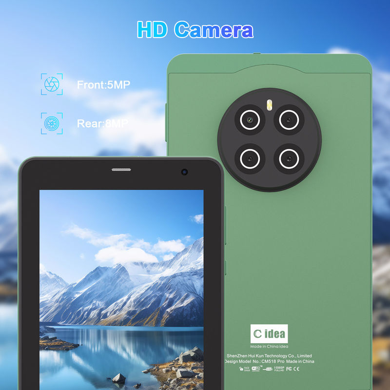 C Idea Tabletas de 7 pulgadas con SIM Wifi Android Smart Tablet PC CM518 Pro Verde