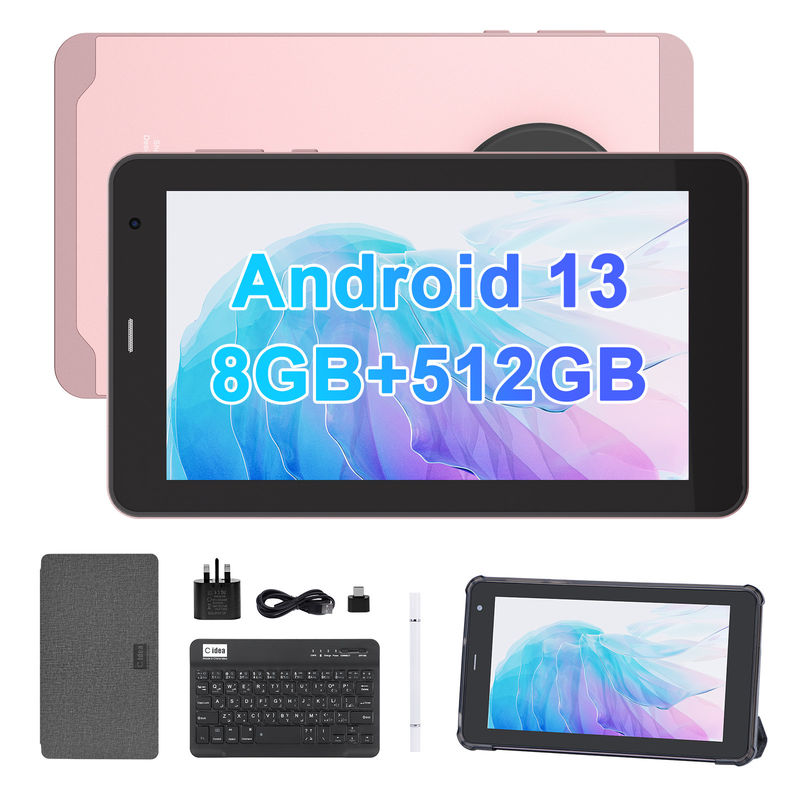 C Idea Tabletas de 7 pulgadas con SIM Wifi Android Tablet PC CM518 Pro Rosa