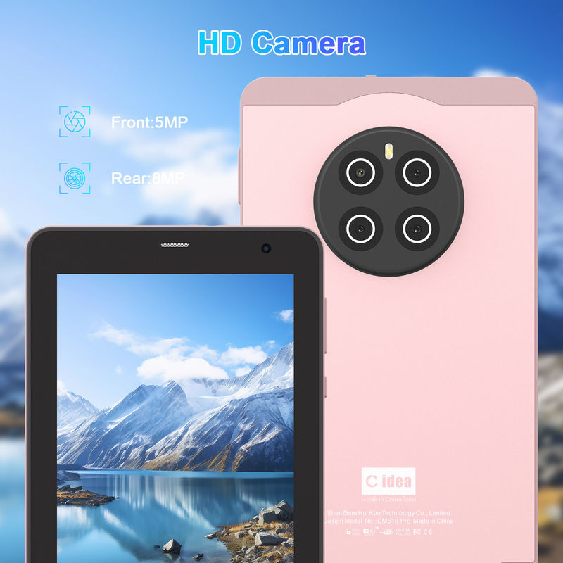C Idea Tabletas de 7 pulgadas con SIM Wifi Android Tablet PC CM518 Pro Rosa