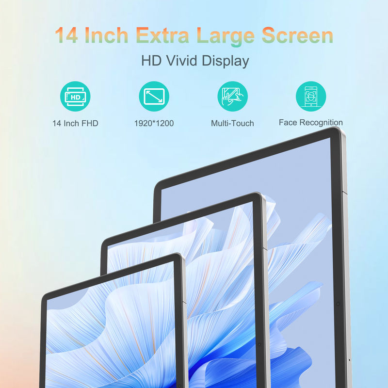 C Idea Tablet de 14 pulgadas 5G Tabletas con pantalla táctil para estudiantes CM14000 Plus Gris