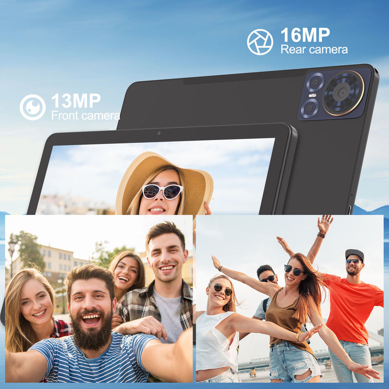 C Idea 10.1 pulgadas Tablet 5G LTE con ranura de tarjeta SIM Tablet educativo Android Pc M8300 Plus Negro