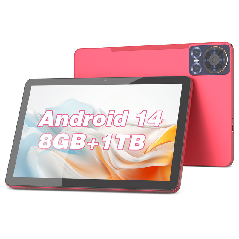 C Idea Tablet 10.1 pulgadas 5G LTE Tablet pantalla táctil Tablet Pc para entretenimiento CM8300 Plus Rojo