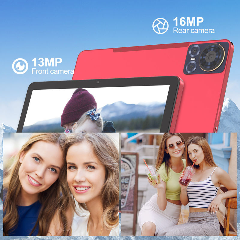 C Idea Tablet 10.1 pulgadas 5G LTE Tablet pantalla táctil Tablet Pc para entretenimiento CM8300 Plus Rojo