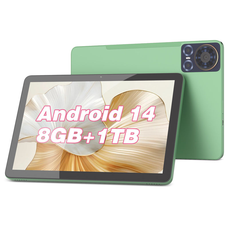 C Idea 10.1 pulgadas 5G Tablet con MTK Cuad núcleo Android 14 Tablet Pc para la educación CM8300 Plus Verde