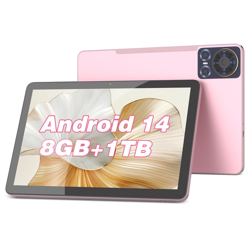 C Idea Tablet de 10,1 pulgadas con doble cámara Android Tablet Pc CM8300 Plus Rosado