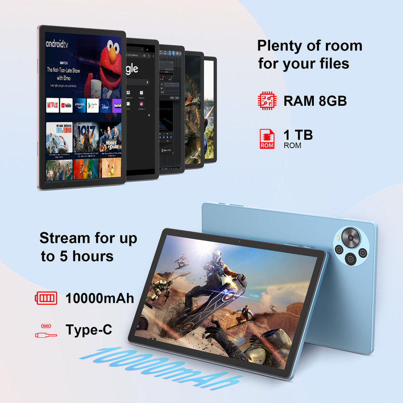 C Idea 10.36 pulgadas Android 14 Tablet 2k pantalla Smart Tablet PC CM10500 más azul